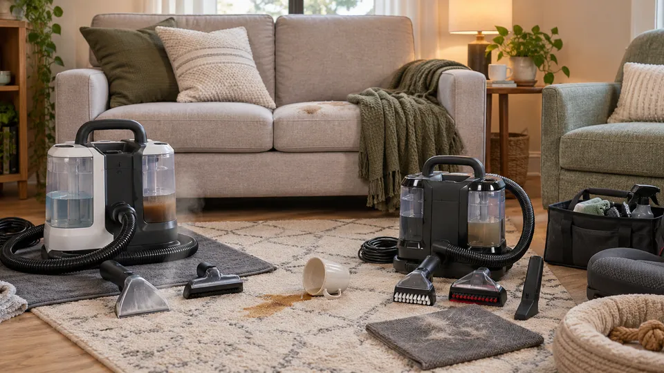 Bissell Little Green HydroSteam vs Shark StainStriker: 3618 vs PX201