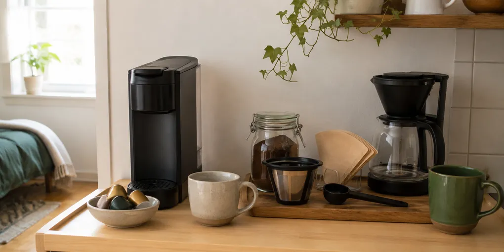 Coffee Pods vs. Ground Coffee for a Small Apartment: Which Fits Your Routine?