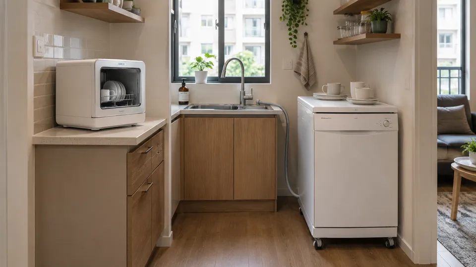 Countertop vs Portable Dishwasher for Apartments (2026 Guide)