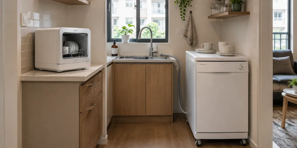 Countertop vs Portable Dishwasher for Apartments (2026 Guide)