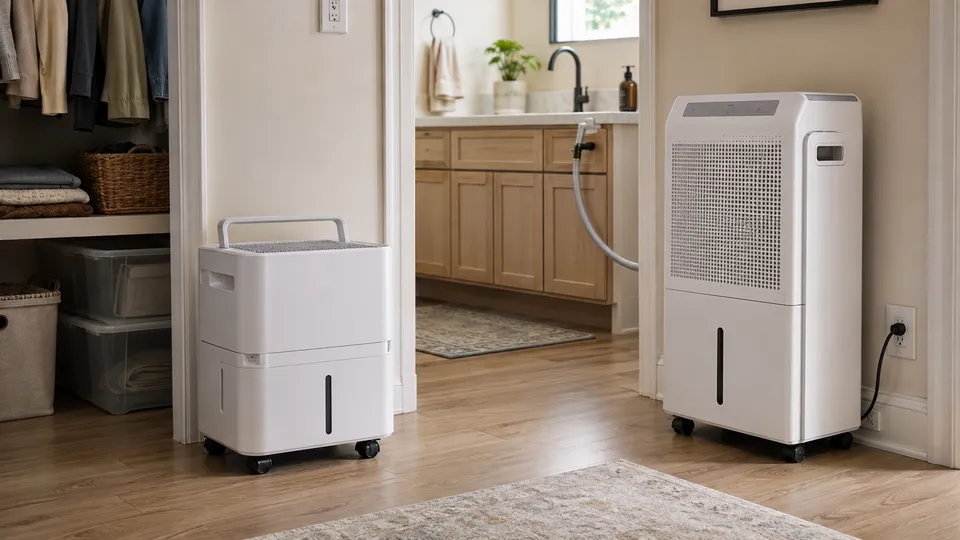 Midea Cube vs. Frigidaire 50-Pint Pump Dehumidifier for Apartments (2026)