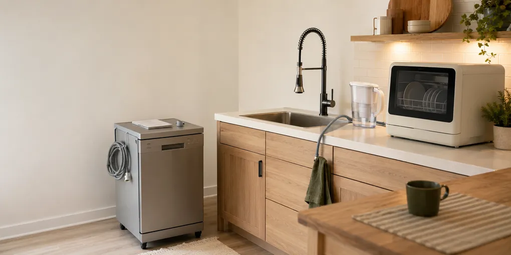 Can You Use a Portable Dishwasher With a Pull-Down Faucet?